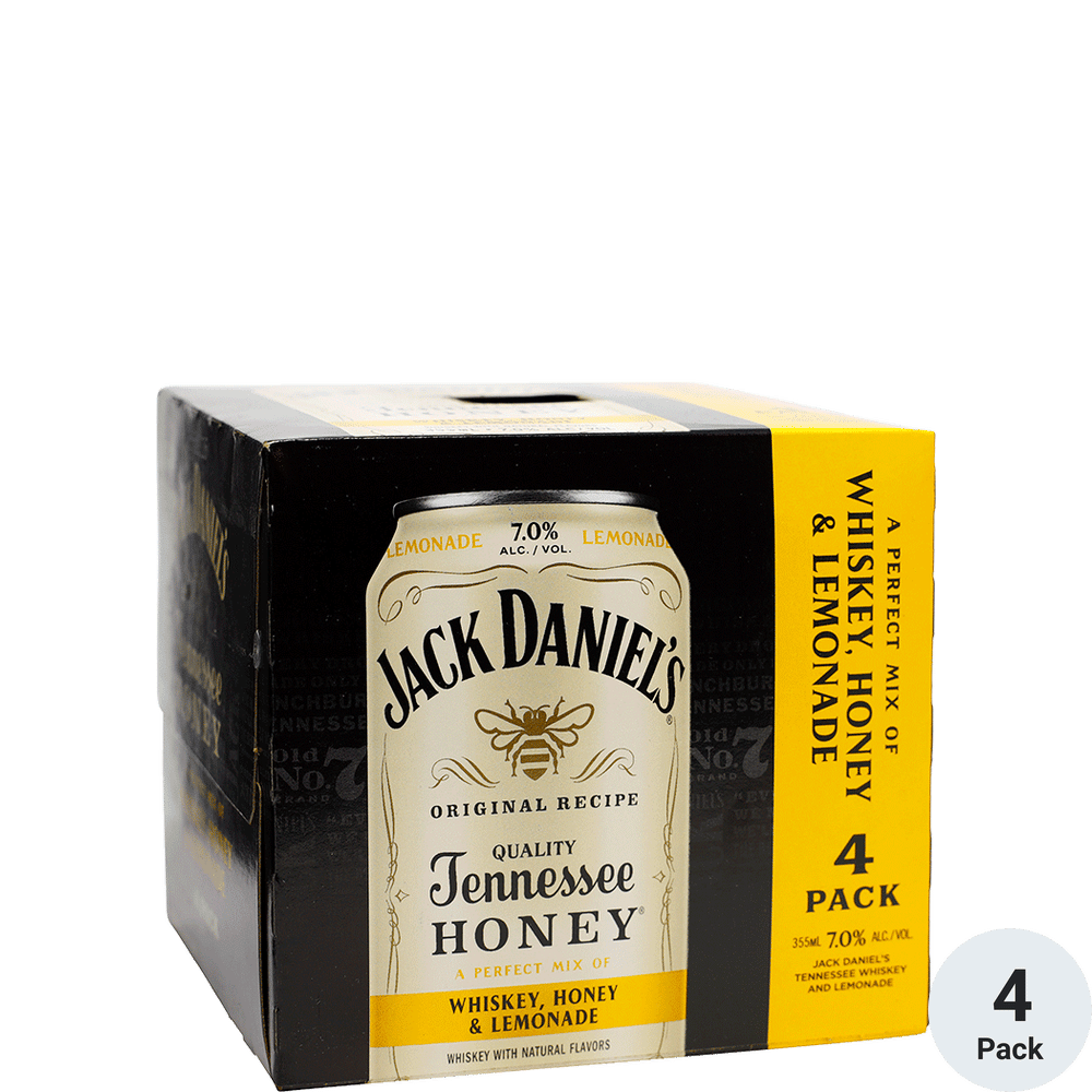 Jack Daniels Honey & Lemonade 4pk-12oz Cans