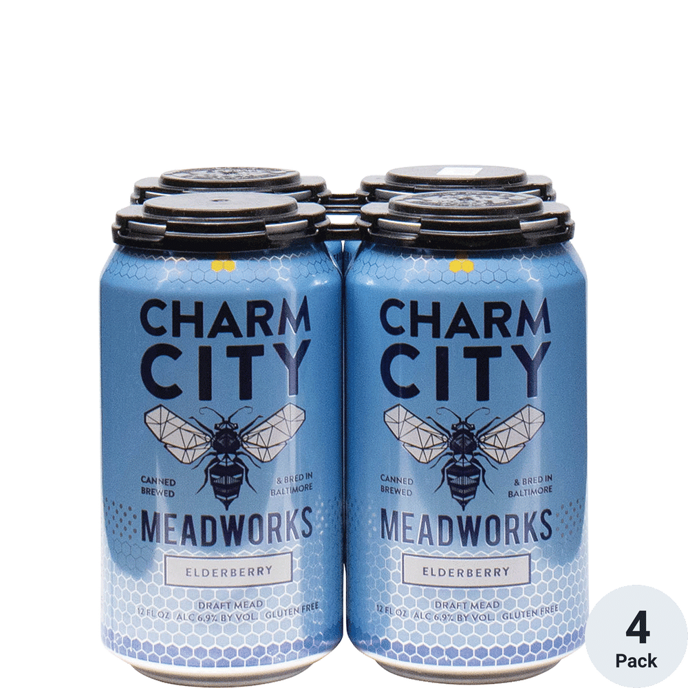 Charm City Meadworks Elderberry 4pk-12oz Cans