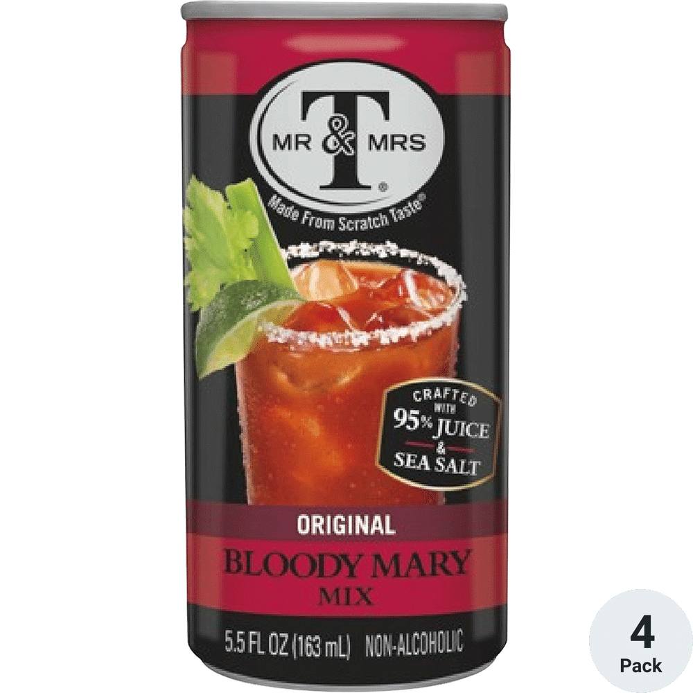 Mr & Mrs T Bloody Mary Mix 4-5.5oz