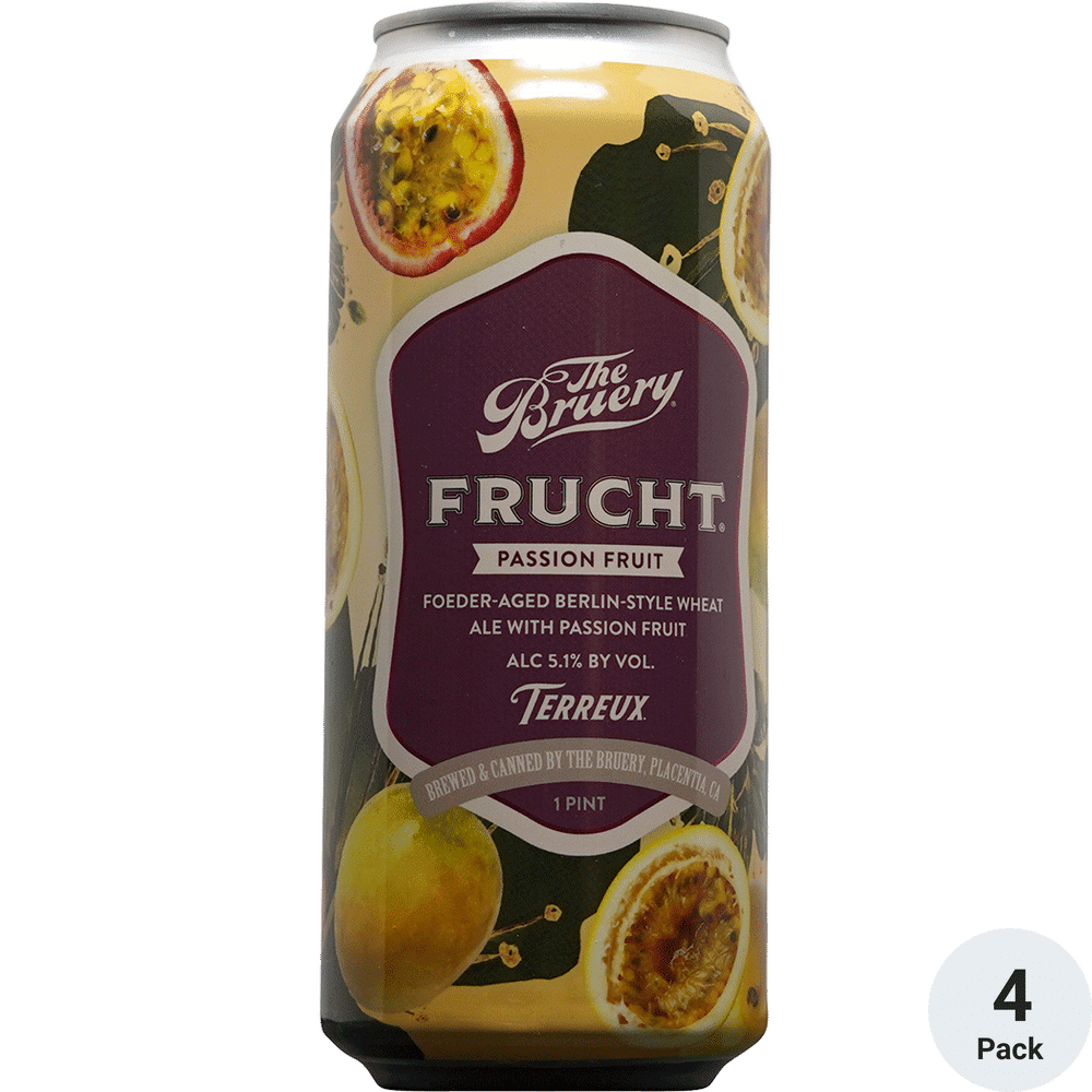 The Bruery Frucht Passion Fruit 4pk-16oz Cans