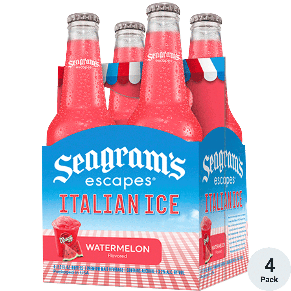 Seagrams Escapes Watermelon Italian Ice Total Wine & More