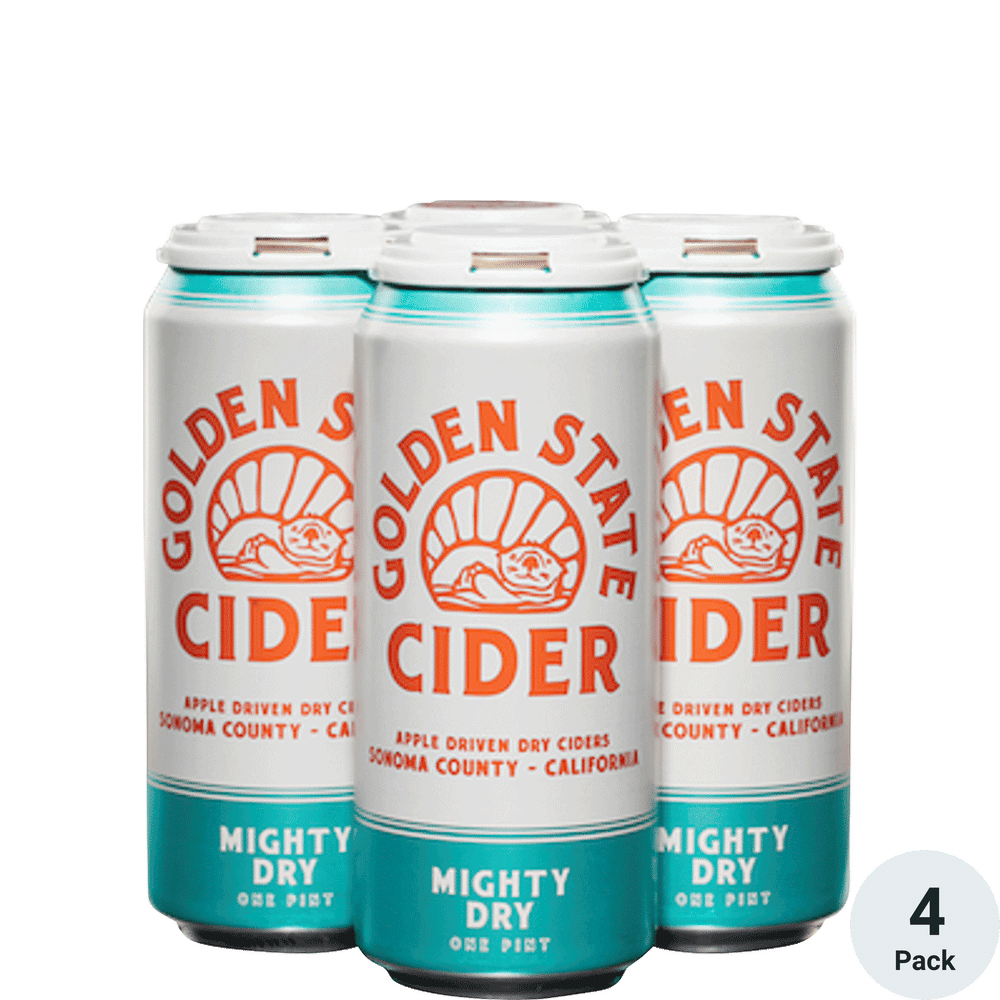 Golden State Mighty Dry Hard Cider 4pk-16oz Cans
