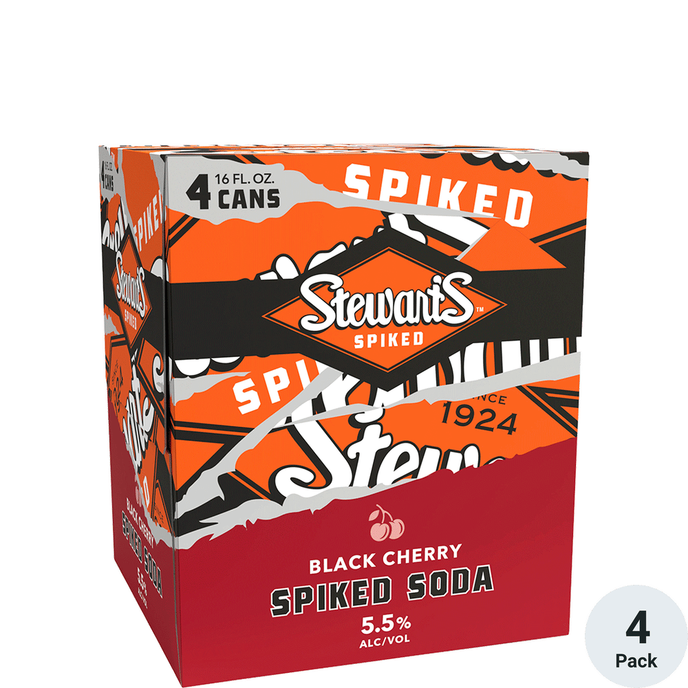 Stewarts Black Cherry Spiked Soda | Total Wine & More