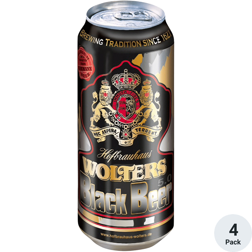 Wolters Black Beer 4pk-16oz Cans