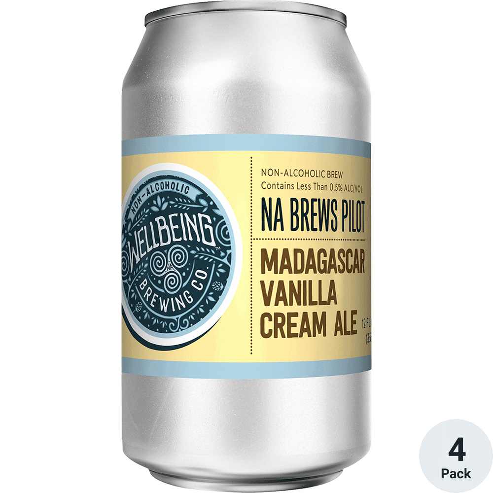 Wellbeing NonAlcoholic Madagascar Vanilla Cream Ale Total Wine & More