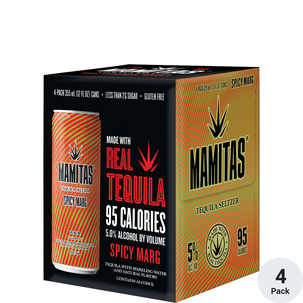 Mamitas Spicy Margarita Tequila Seltzer Total Wine & More