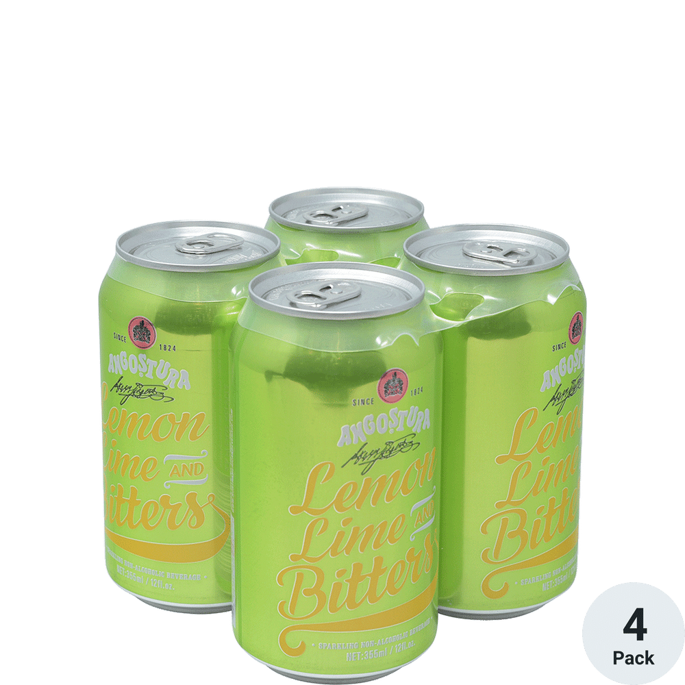 Angostura Lemon Lime & Bitters 4pk-12oz Cans