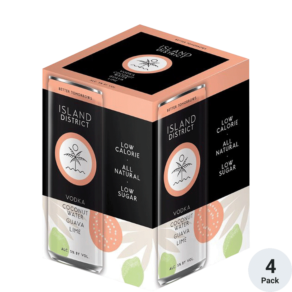 Island District Vodka Coconut Water & Guava Lime Cocktail Total Wine & More