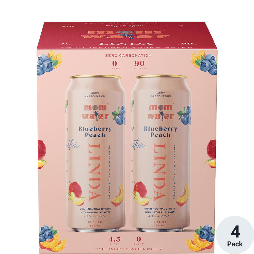 Mom Water Blueberry Peach Linda Total Wine & More