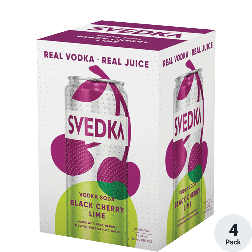 Svedka Vodka Soda Black Cherry Lime Total Wine & More