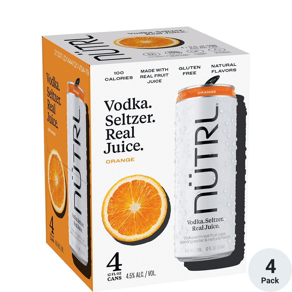 NUTRL Orange Hard Seltzer | Total Wine & More