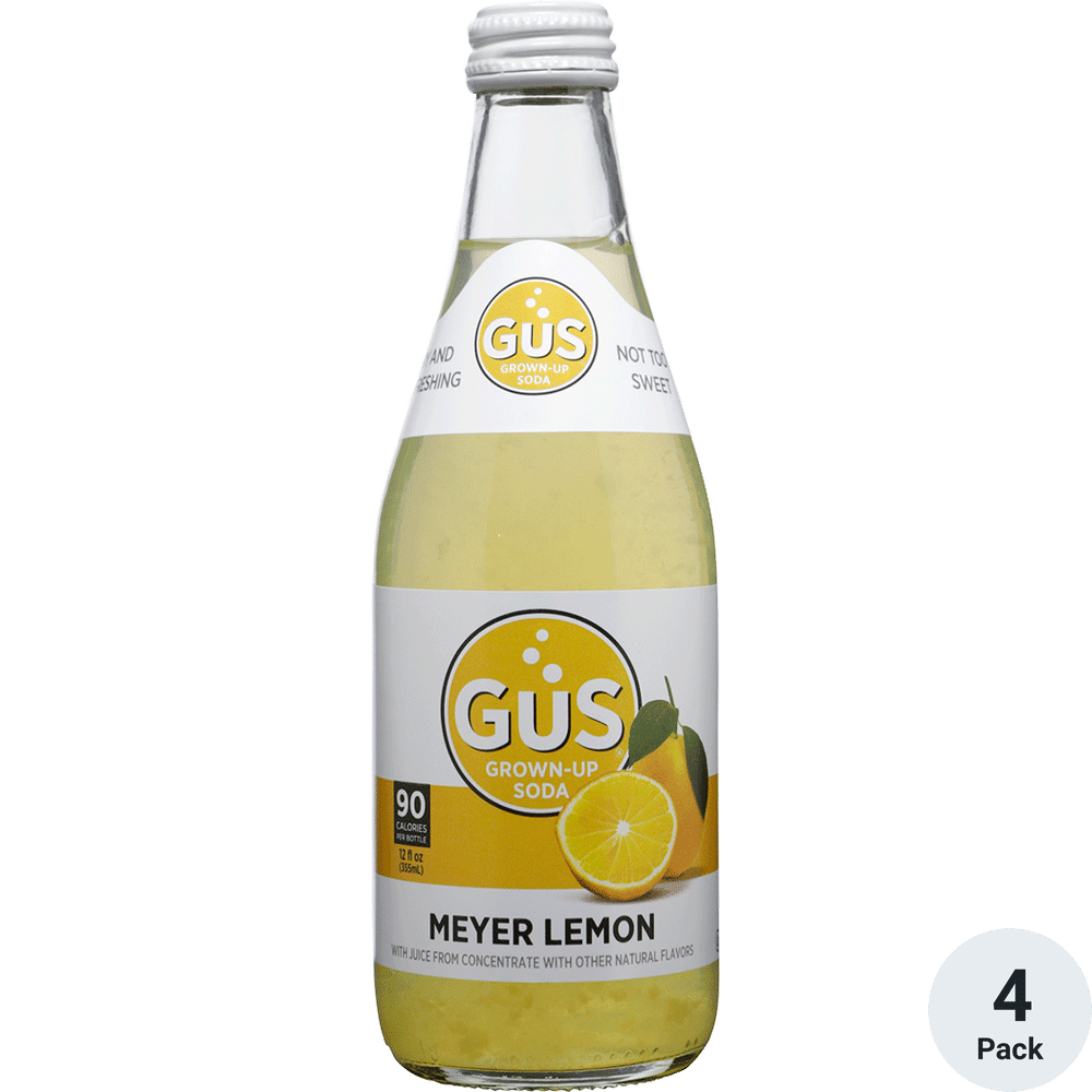 GuS Dry Meyer Lemon 4pk-12oz Btls