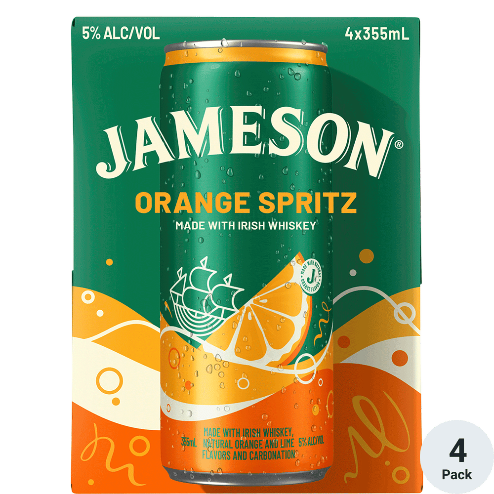 Jameson Orange Spritz 4pk-12oz Cans