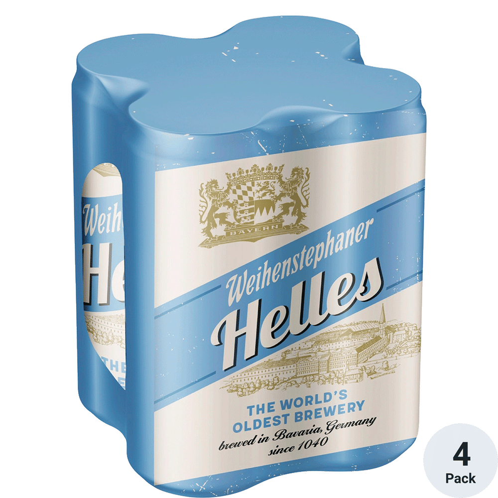 Weihenstephaner Helles 4pk-16oz Cans