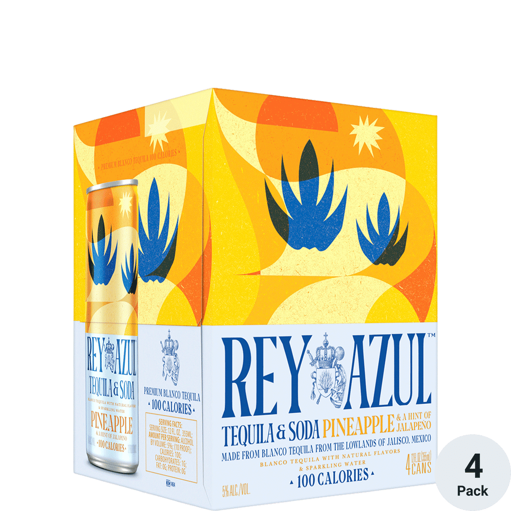 Rey Azul Pineapple & Jalapeno Tequila Soda Total Wine & More