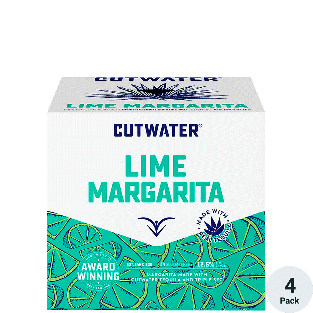 Cutwater Tequila Lime Margarita 4pk-12oz Cans