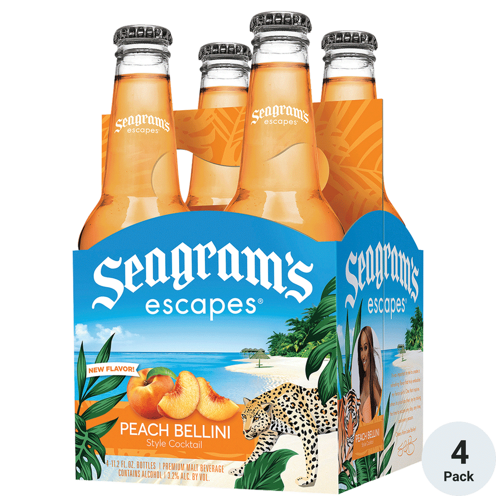 Seagrams Escapes Peach Bellini Total Wine & More