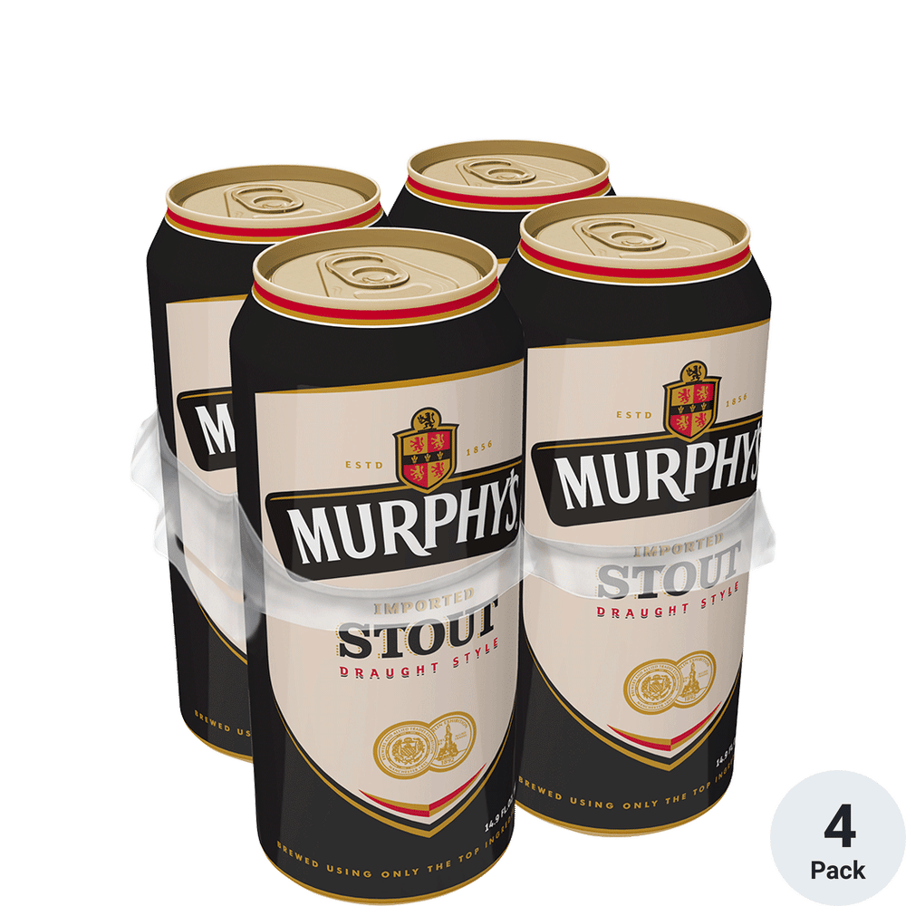 Murphy's Irish Stout Draught 4pk-15oz Cans