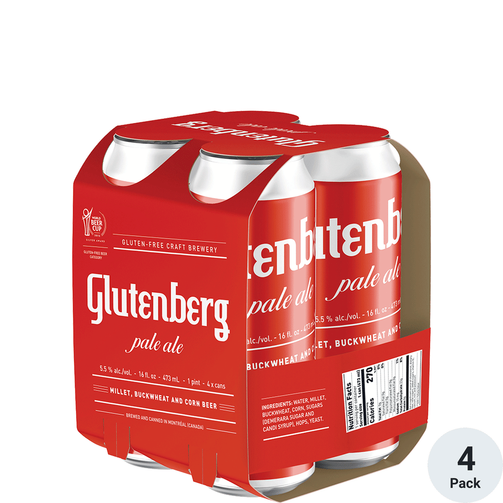 Glutenberg Pale Ale 4pk-16oz Cans