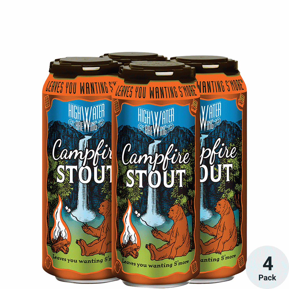 High Water Campfire Stout 4pk-16oz Cans