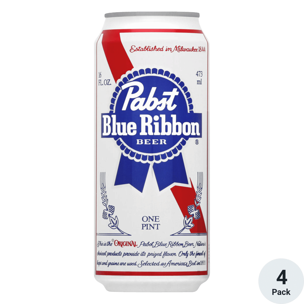 Pabst Beer, Blue Ribbon - 12 pack, 12 fl oz cans