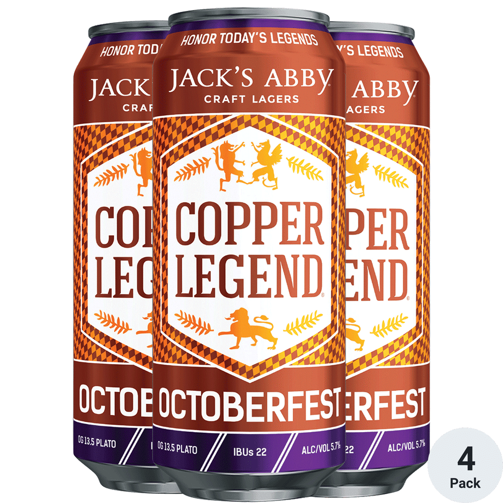 Jack's Abby Copper Legend Octoberfest 4pk-16oz Cans