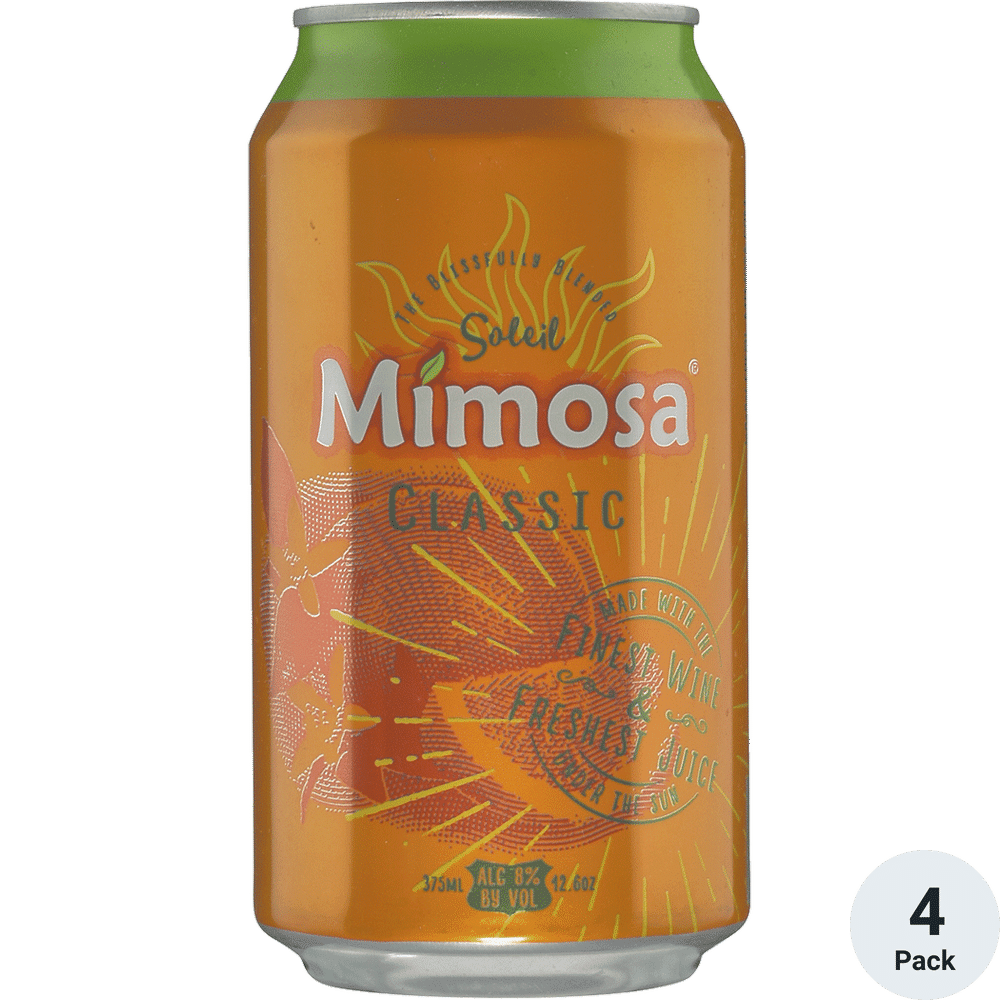 Soleil Mimosa 4pk-375ml Cans