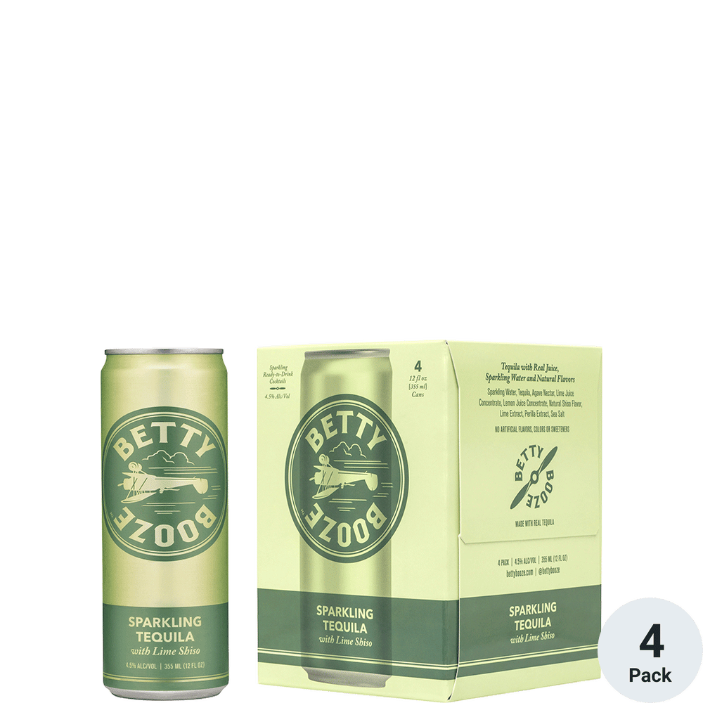 Betty Booze Sparkling Tequila With Lime Shiso Total Wine & More