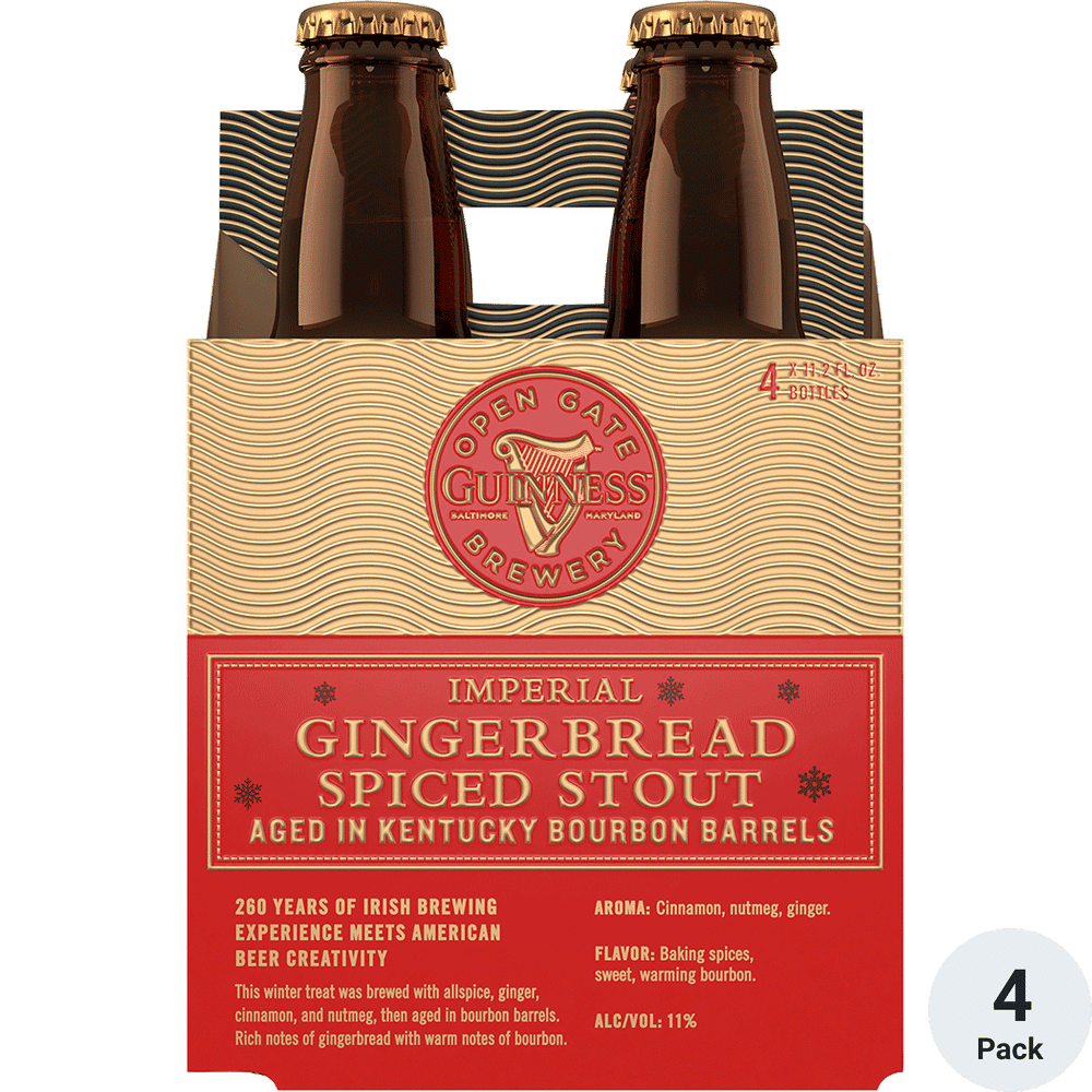 Guinness BBA Gingerbread Imperial Stout 4pk-11oz Btls