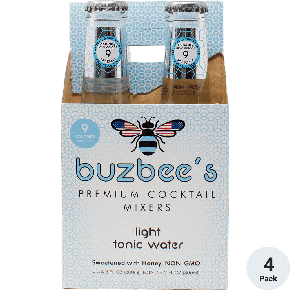 buzbee's Light Tonic Water 4pk -7oz Btl