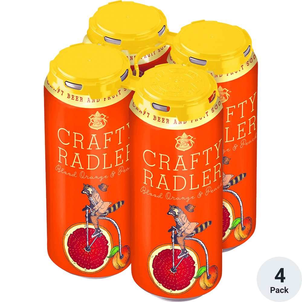 Pump House Crafty Radler Blood Orange & Peach 4pk-16oz Cans