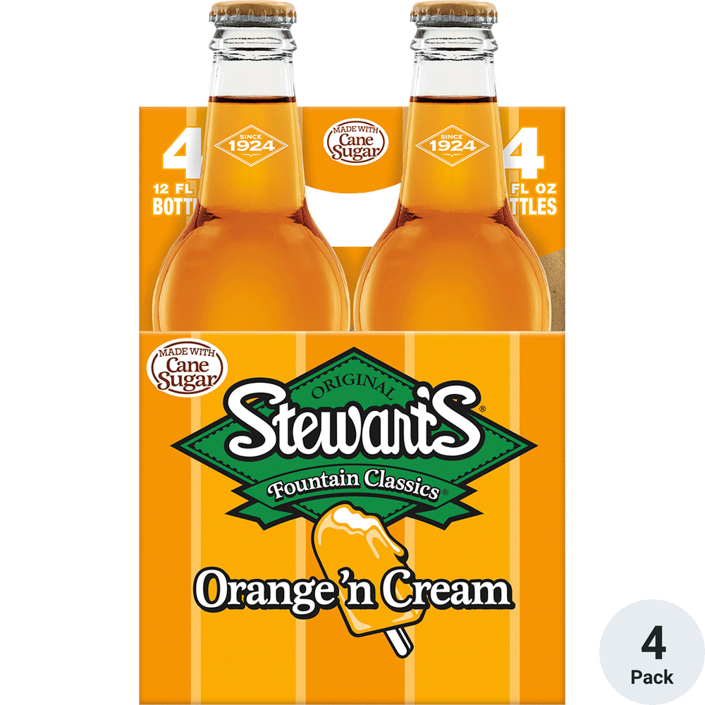Stewarts Orange n' Cream 4pk-12oz Btls