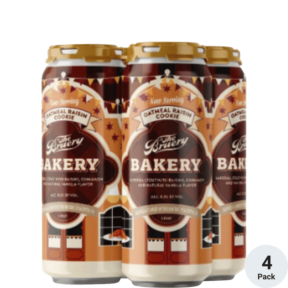 The Bruery Bakery Oatmeal Raisin Cookie 2022 4pk-16oz Cans