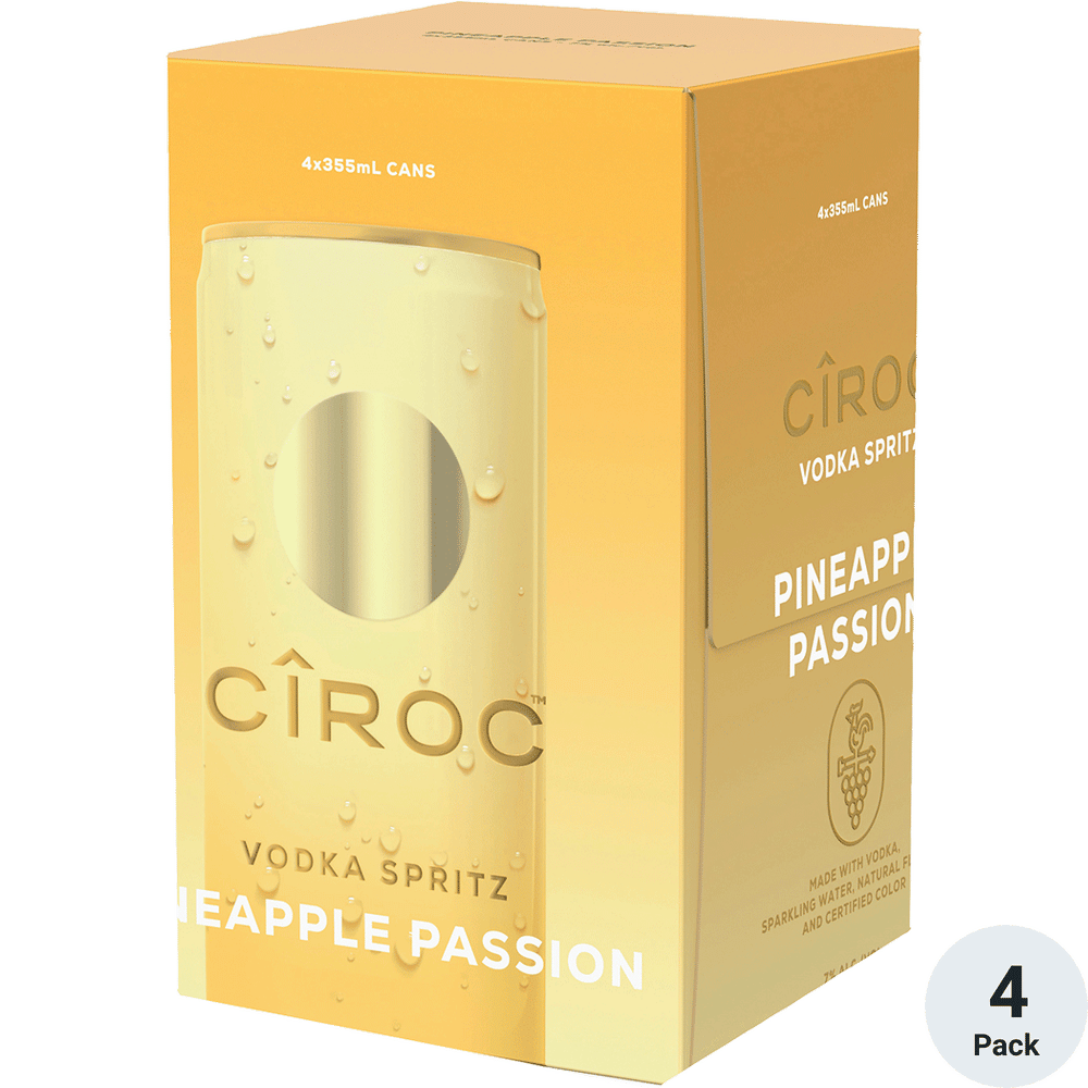Ciroc Spritz Pineapple Passion 4pk-12oz Cans