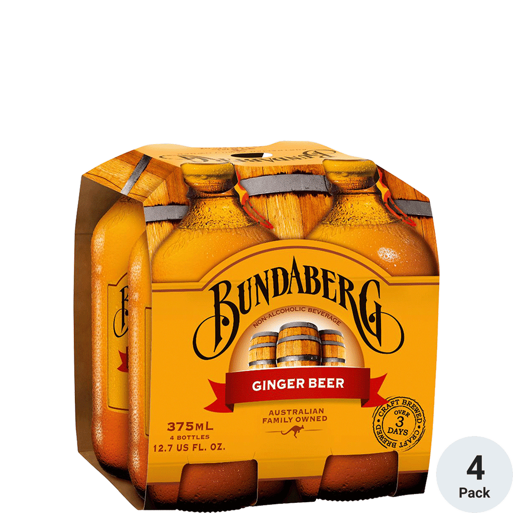 Bundaberg Ginger Beer 4pk-375ml