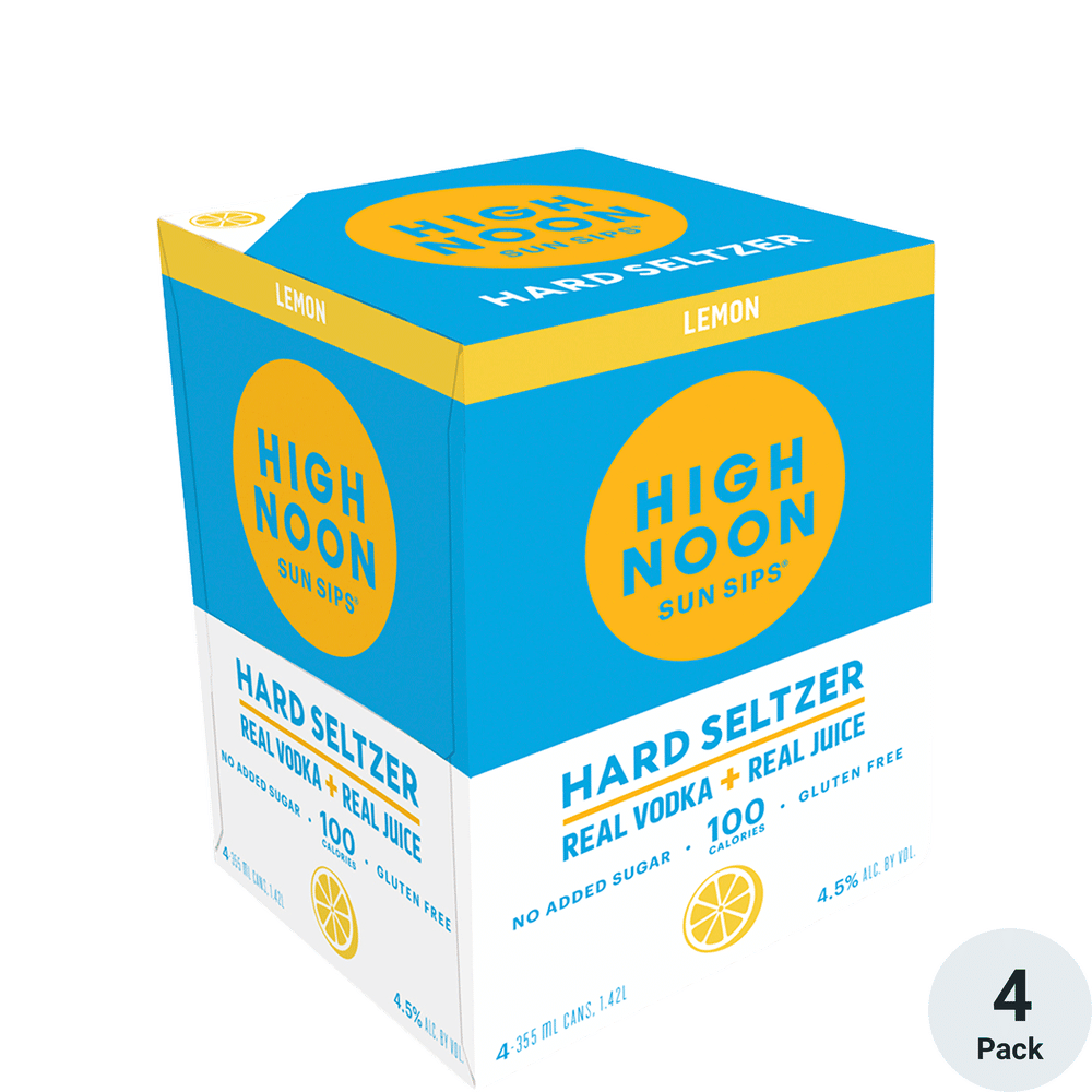 High Noon Hard Seltzer Vodka Lemon Total Wine & More