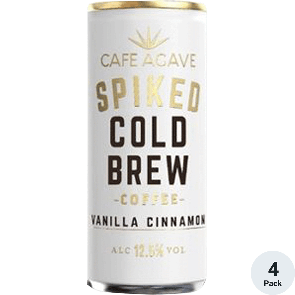 Cafe Agave Vanilla Cinnamon Cold Brew 4-187ml Btls