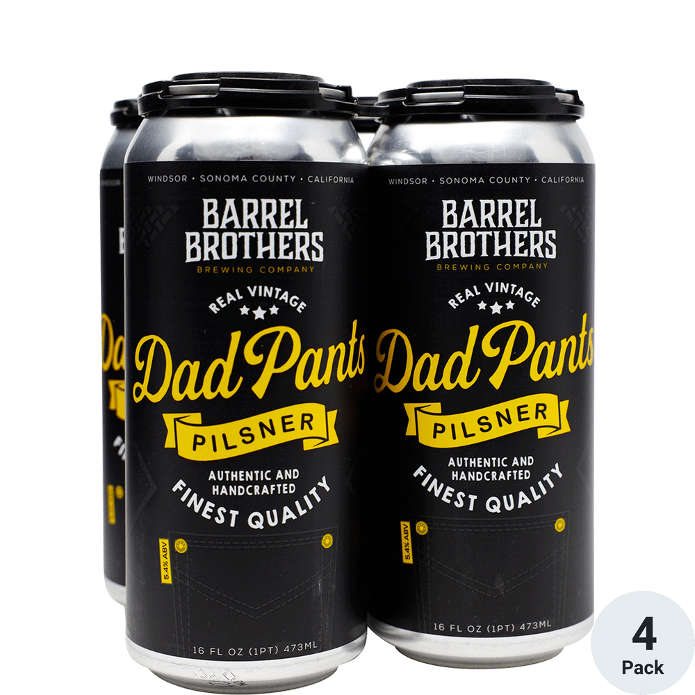 Barrel Brothers Dad Pants Pilsner 4pk-16oz Cans
