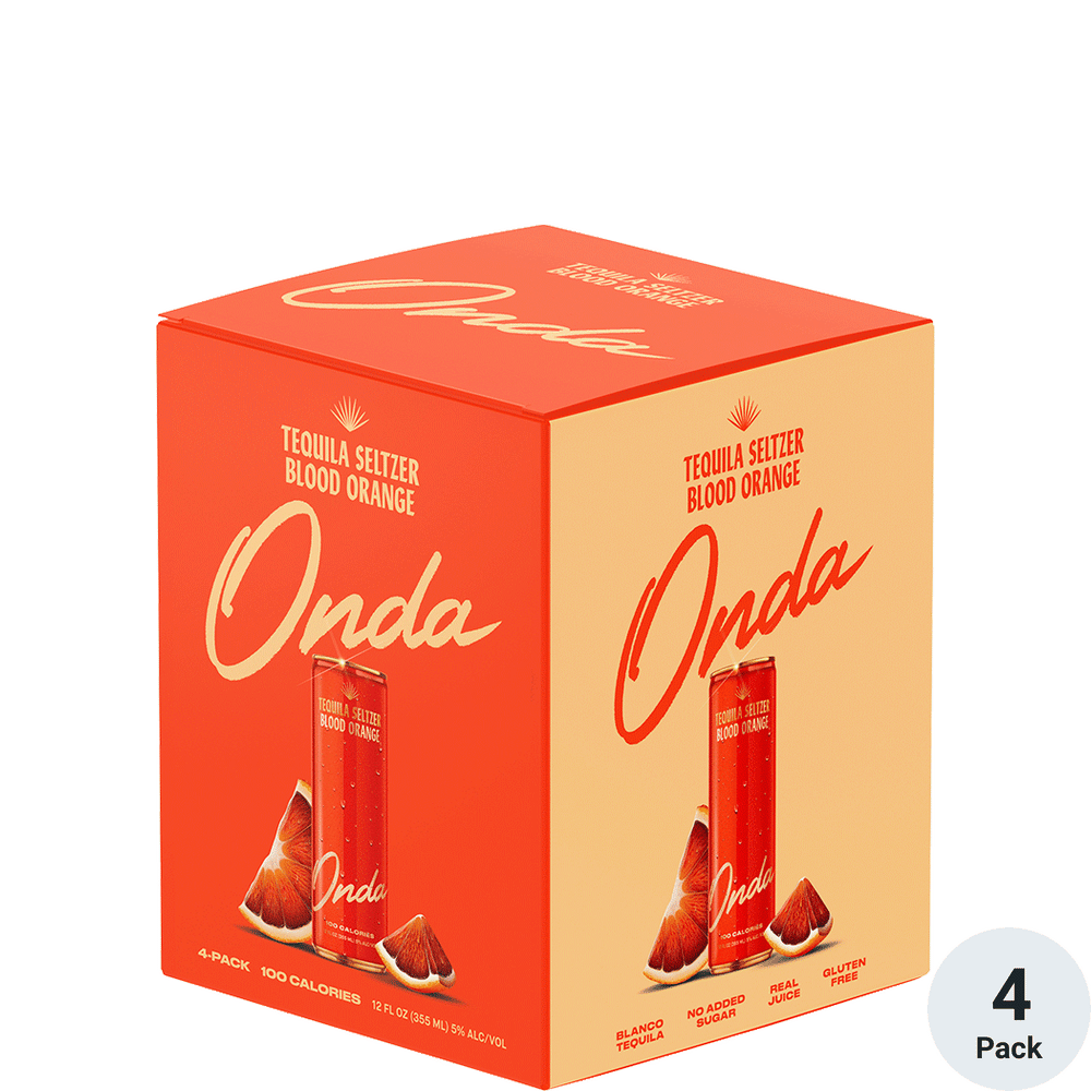 Onda Tequila Seltzer Blood Orange Total Wine & More