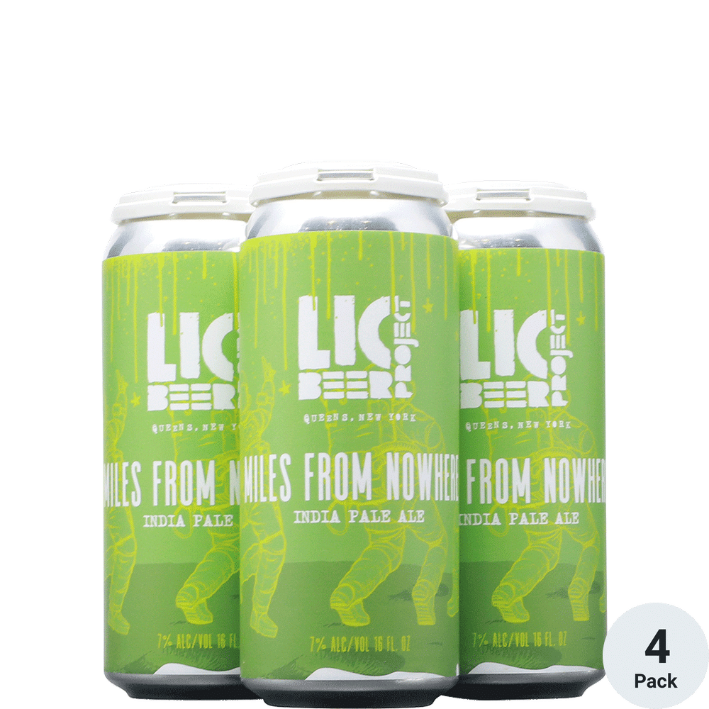 LIC Miles From Nowhere 4pk-16oz Cans