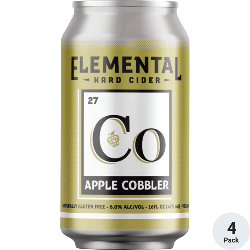 Elemental Hard Cider ""Cobalt"" Apple Cobbler Hard Cider Total Wine