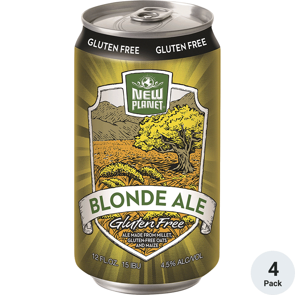 New Planet Gluten-Free Blonde Ale 4pk-12oz Cans