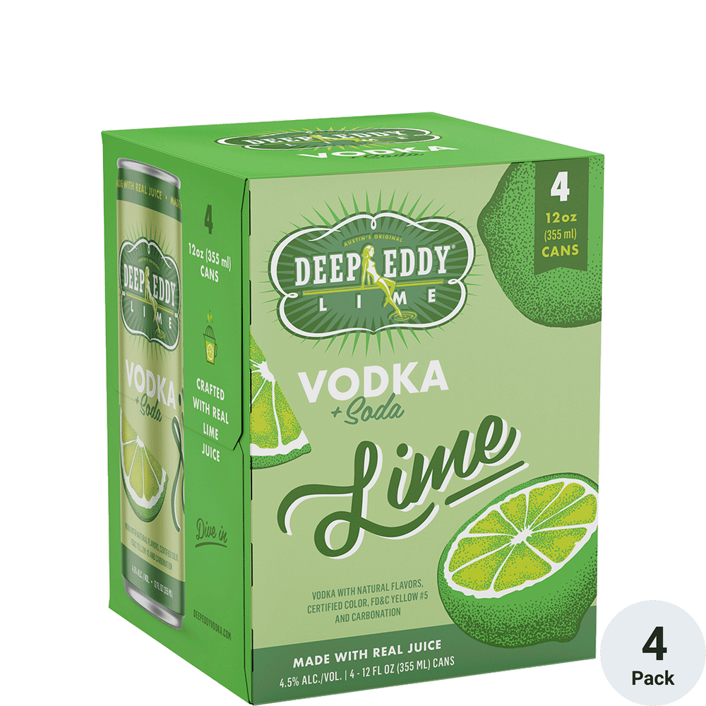 Deep Eddy Lime Vodka Soda Total Wine & More