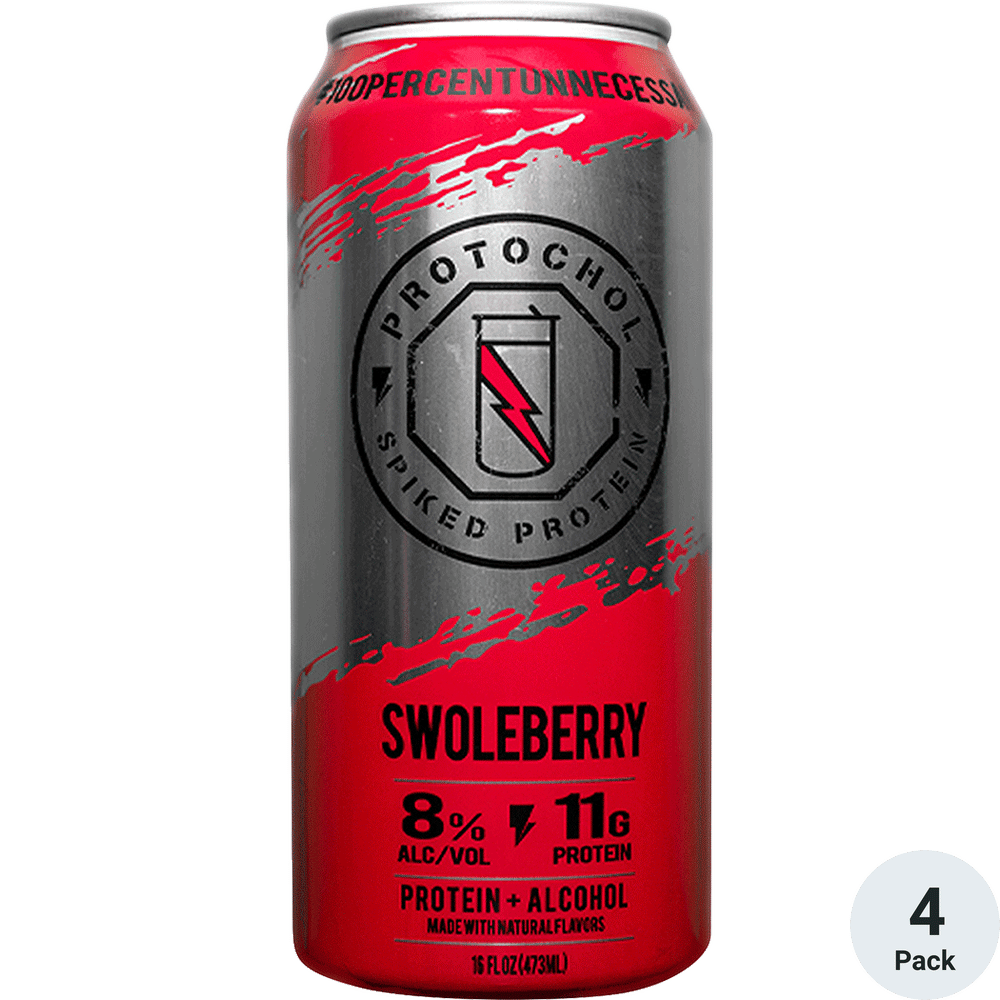 Protochol Swoleberry Spiked Protein Drink Total Wine & More