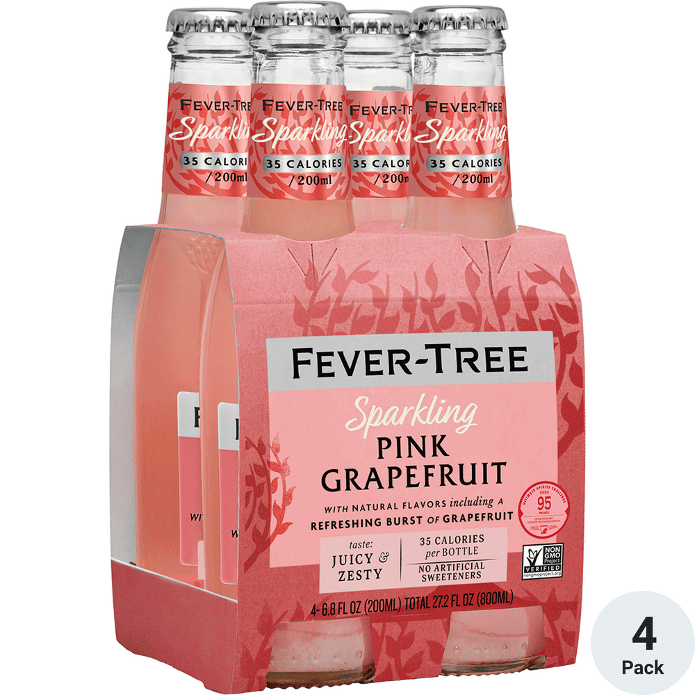 Fever Tree Pink Grapefruit 4pk -6.8oz Btl