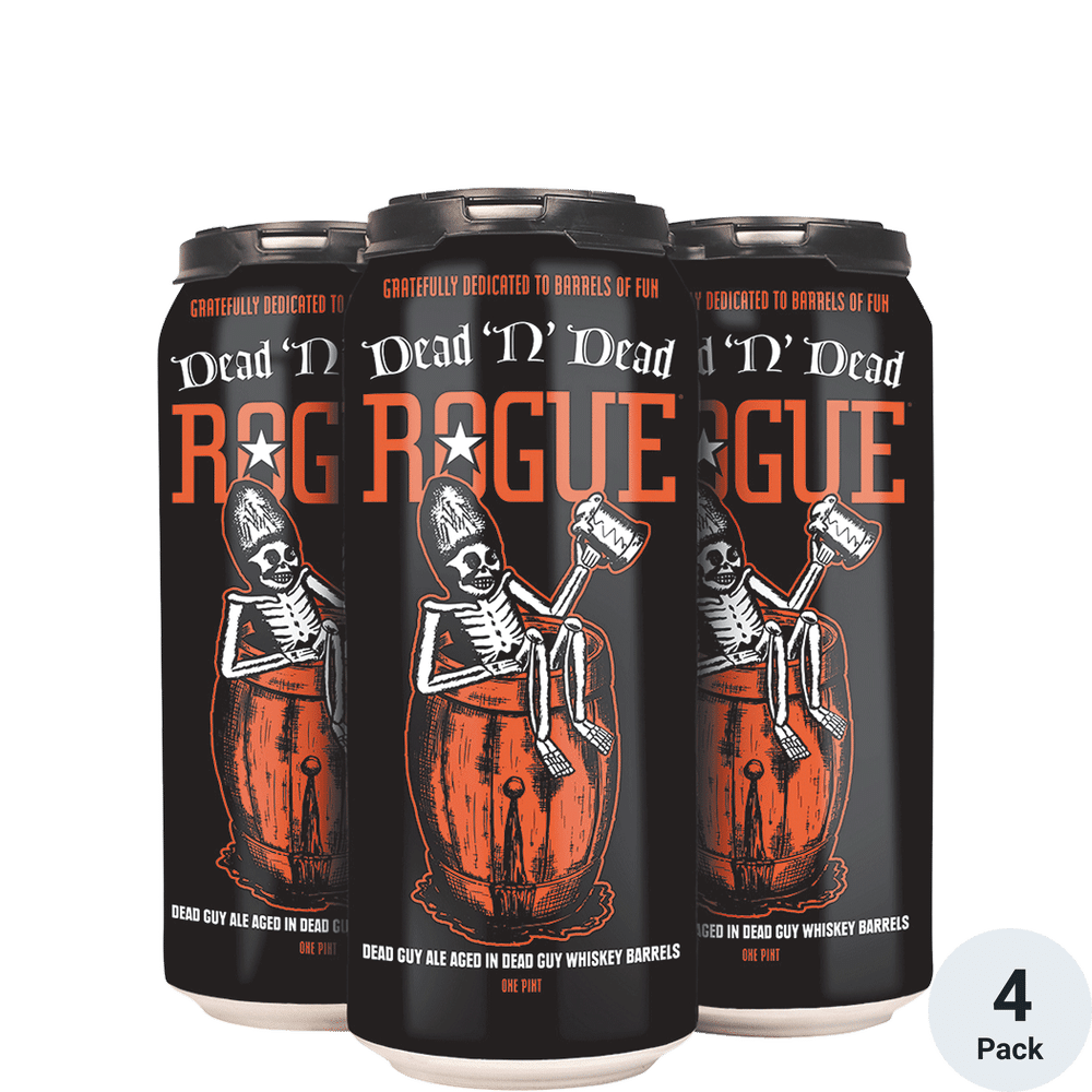 Rogue Dead "N" Dead Whickey Barrel Aged 4pk-16oz Cans