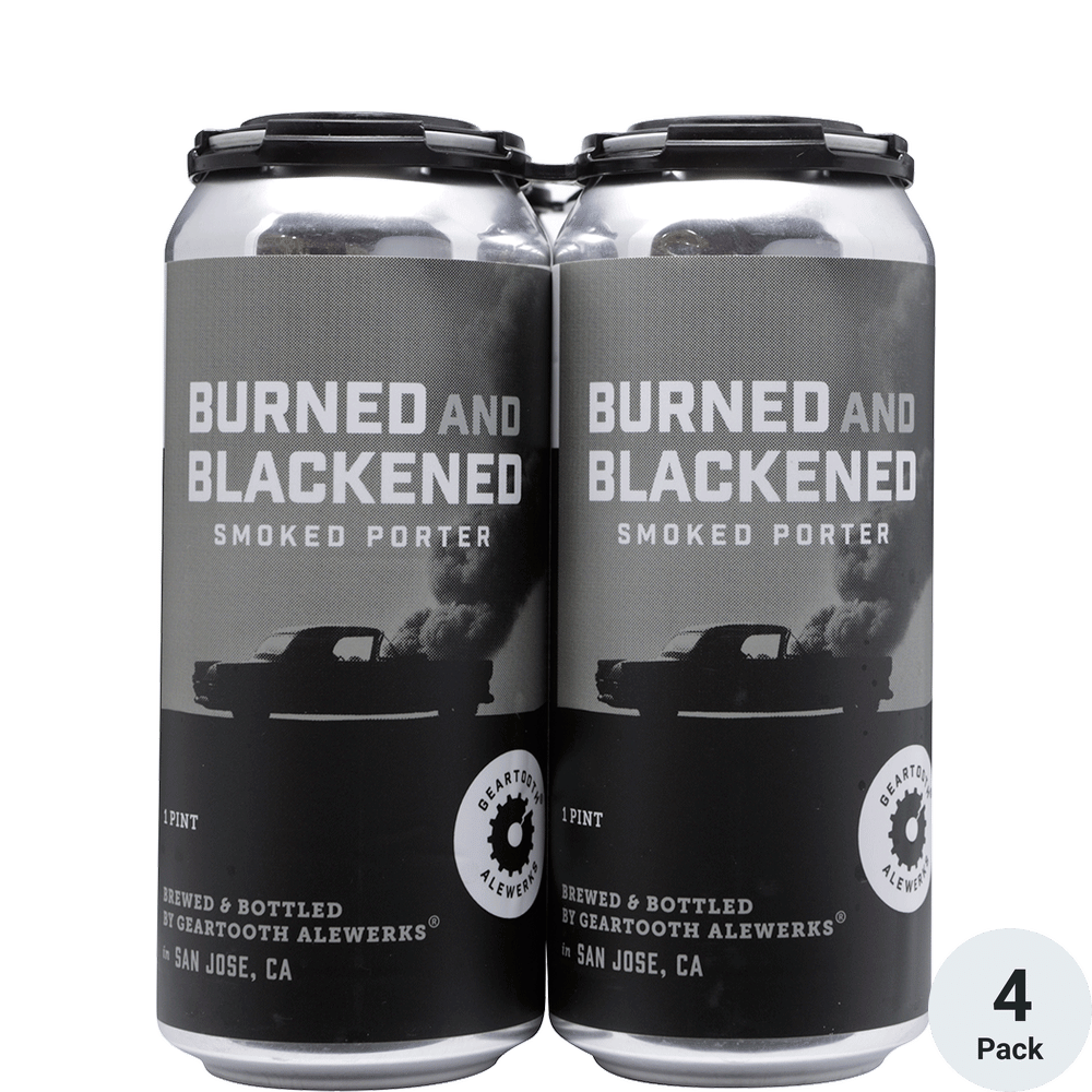 Geartooth Burned and Blackened 4pk-16oz Cans