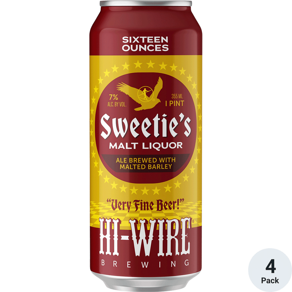 Hi Wire Sweetie's Malt Liquor Ale Brewed with Malted Barley Total