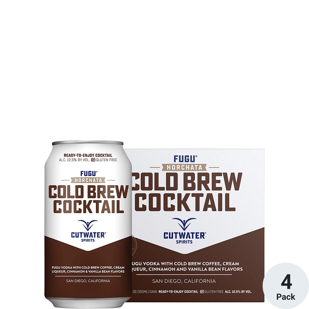 Cutwater Horchata Cold Brew Cocktail 4pk-12oz Cans