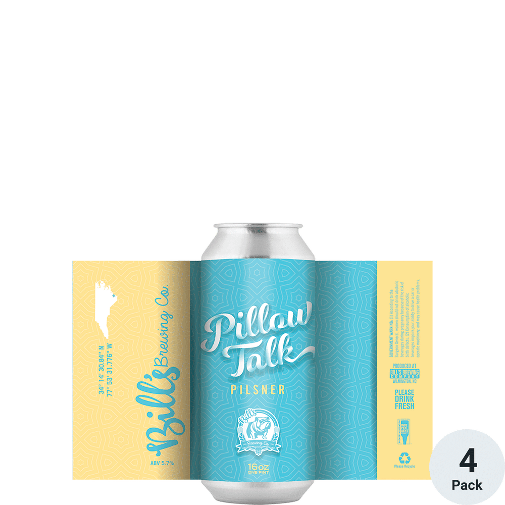 Bill's Brewing Pillow Talk Pilsner Total Wine & More